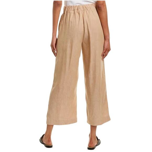Nanette Lepore Endless Summer Linen Wide Leg Pants Size 10 - Picture 5 of 9